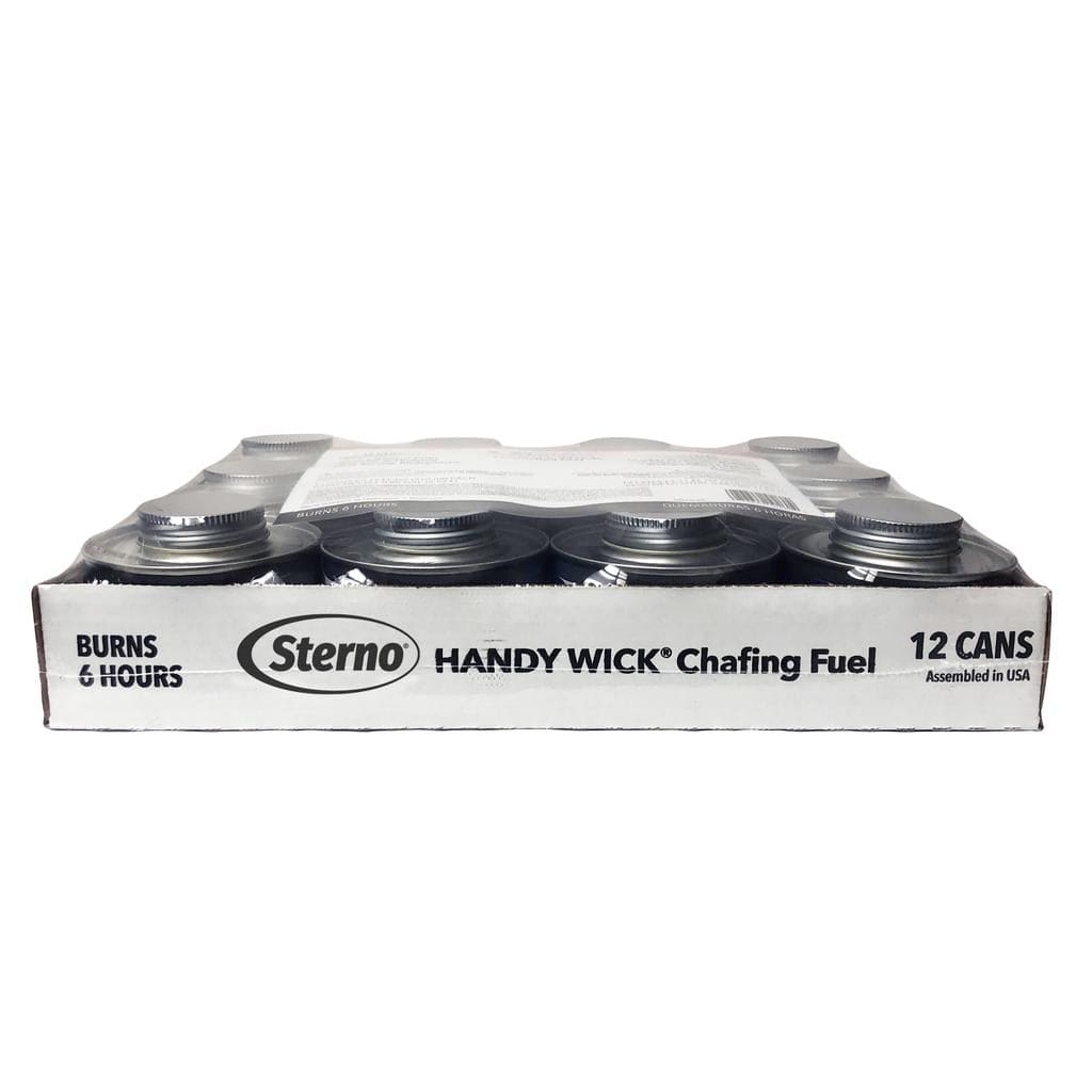 Sterno Wick Chafing Fuel 12 Units provides you with heating, security and is easy to use for buffet trays- 440626 Hannah Frederick