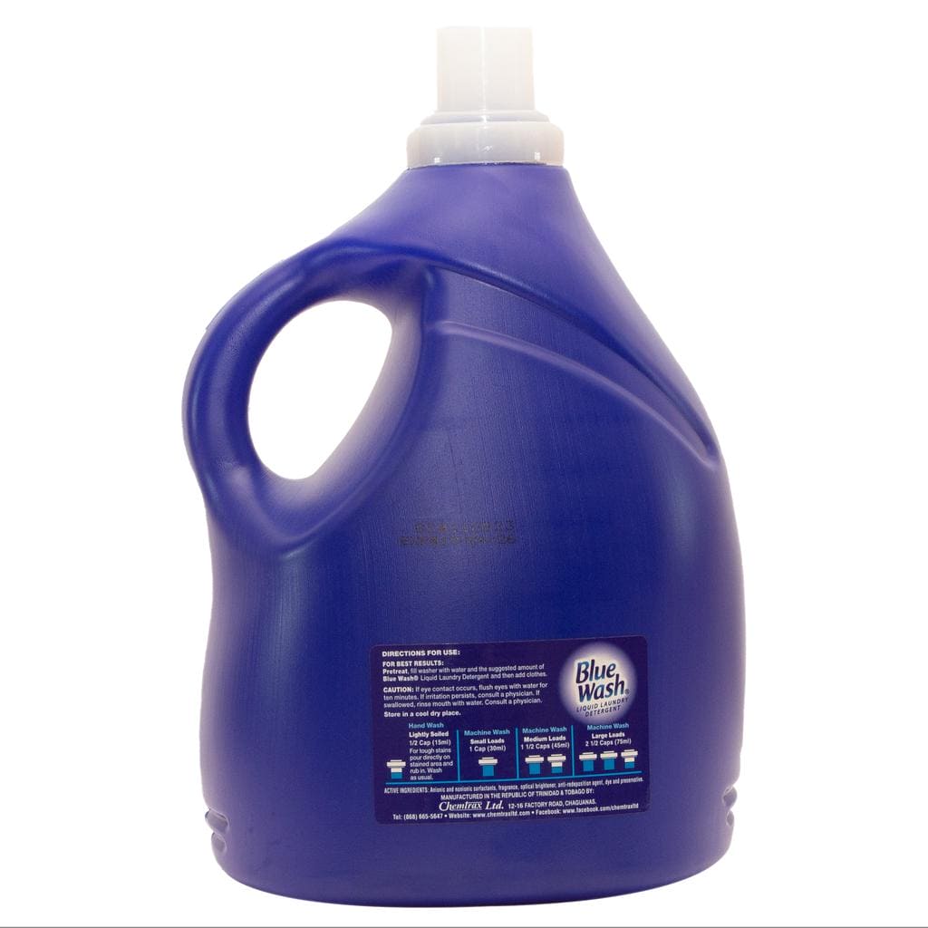 Blue Wash Laundry Detergent 5 L / 167 loads. Blue Wash liquid laundry is a dark blue, viscous liquid formulated with anionic and non-ionic surfactants, soil suspending agents and optical brighteners. -274075 EBUYSTT