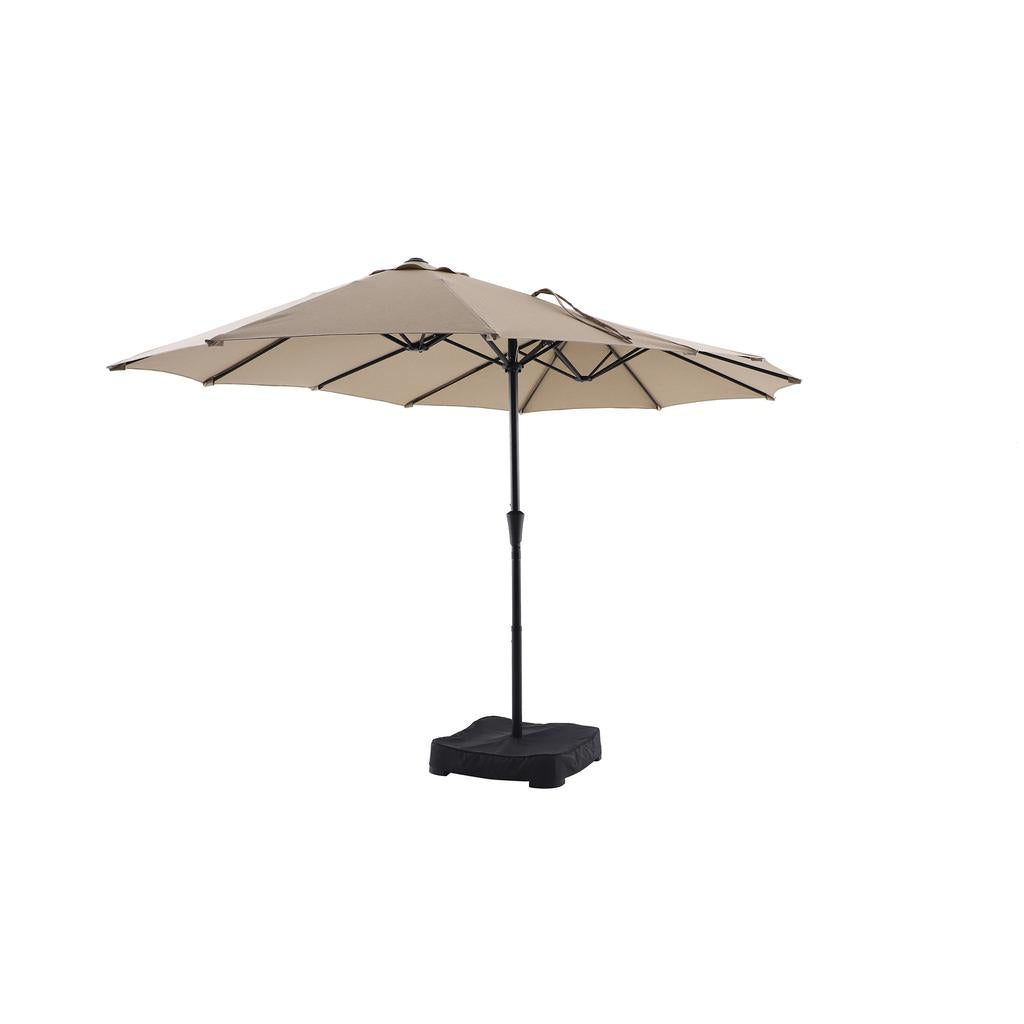 Yotrio Group Umbrella with Triple Ventilation with Metal Structure and Textile Base 103.15 IN x 174.41 IN x 94.09 IN-495923 ebuystt