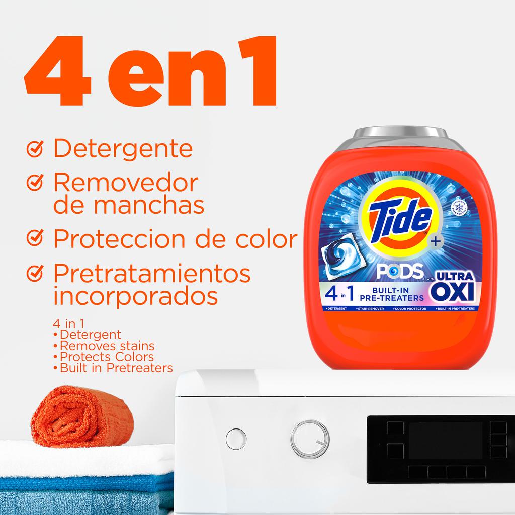 Tide Pods 4 in 1 Ultra Oxi Laundry Detergent 100 Units-514512 ebuystt