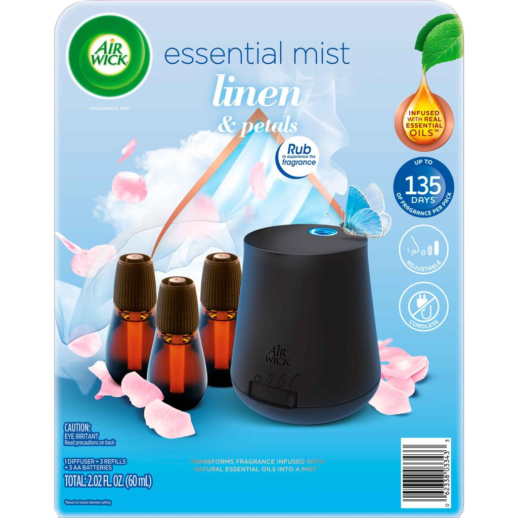 Air Wick Essential Mist 1 Diffuser + 3 Refills 20 mL-474121-0062338033419 ebuystt