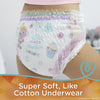 Pampers Easy Ups Training Underwear Girls, Size 4, 2T-3T, 74 ct - 03700076466