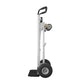 Cosco Handmick 3 In 1 Convertible Pneumatic 1000 Lbs Load Capacity 61" Height, 55-3/4" Length X 21" Width Hand Truck - Easily Converts To A 2 Wheel Upright, 4 Wheel Cart, Or An Assisted 4 Wheel Hand Truck - 206260 Ebuystt