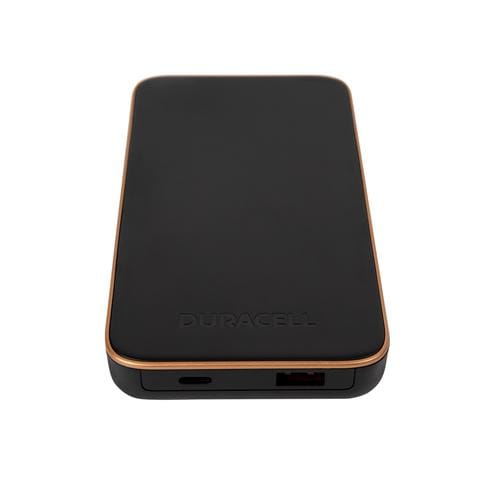 ﻿Duracell Charge 10 Portable Charger. 10,000mAh Power Bank, Fast Charging Battery Pack for iPhone, iPad, Android & More. Recharges Devices up to 3X Faster. USB-C, USB-A- 450556
