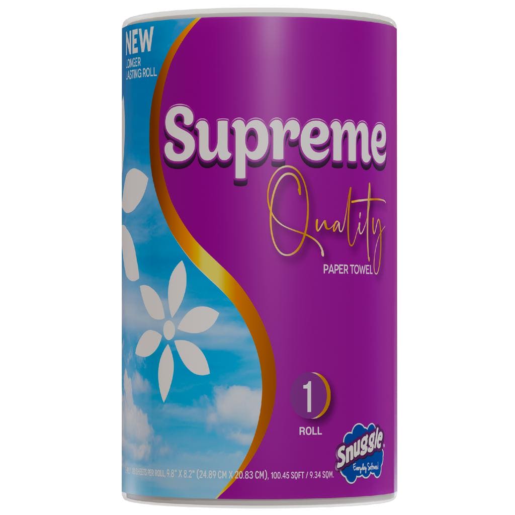 Snuggle Supreme Paper Towel 6 Units / 180 Sheets -486709 ebuystt