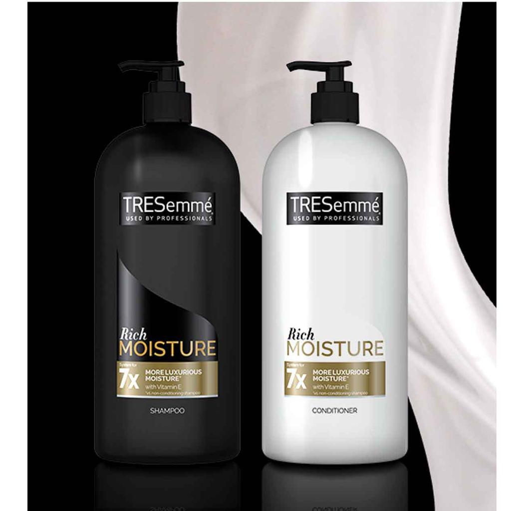 TRESEMMÉ Rich Moisture Shampoo and Conditioner 1.18 L / 40 oz - 15297 ebuystt