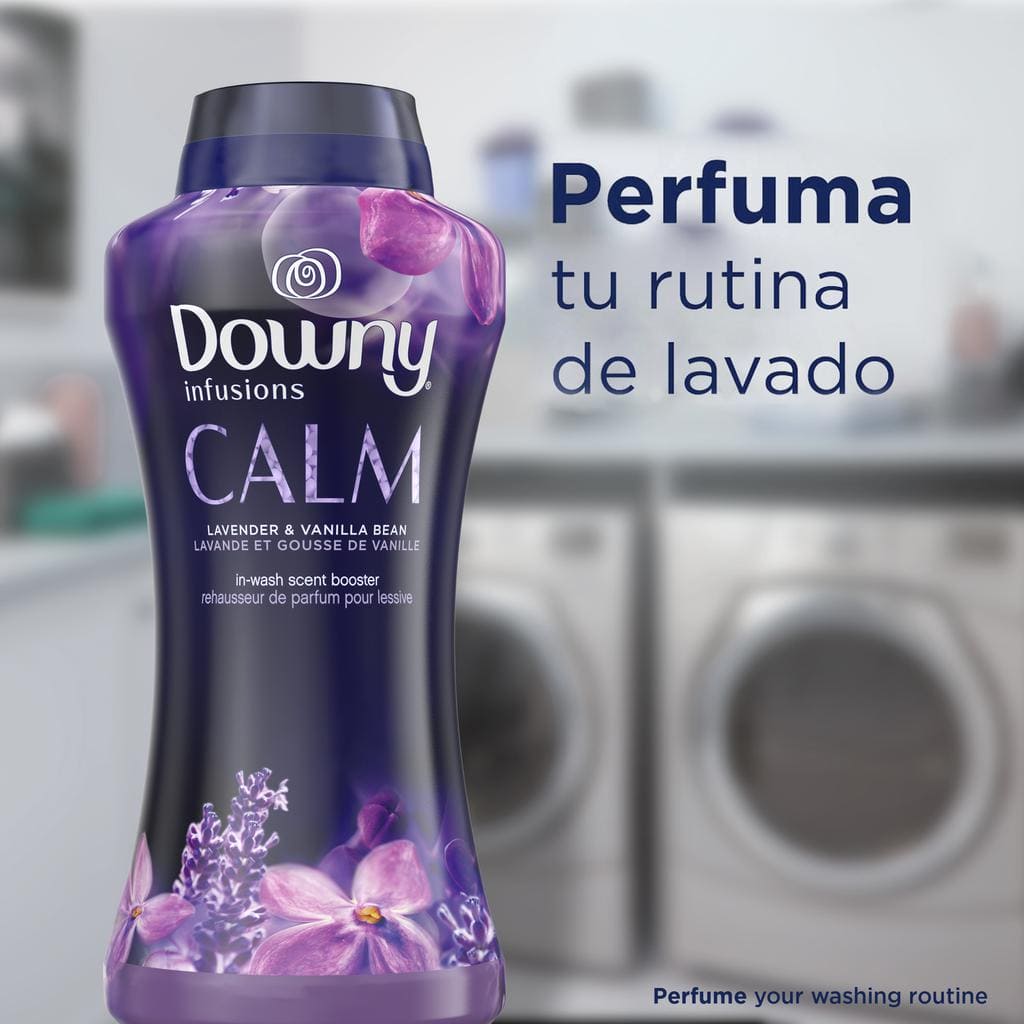Downy Infusions Calm Lavender and Vanilla Scent Booster Perfume Beads 963 g / 34 oz. These perfume beads are easy to use, just add them to your laundry and they will infuse and transform your fabrics with a comforting lavender scent.-465281 EBUYSTT