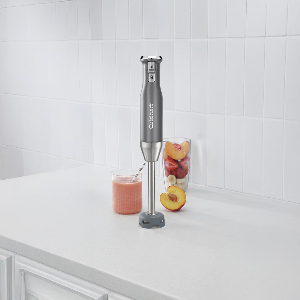 Cuisinart Hand Blender with 5 Speeds. Its variable pulse speed system allows for precise control, ensuring consistent and professional results in every preparation -496243 ebuystt