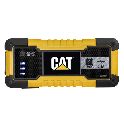 CAT 1200 Peak A Li-ION Jump Starter. The CAT 1200-Peak-A Li-Ion Jump Starter is a compact solution for jump-starting most vehicles on the road today, including most V8-powered cars and trucks.-454256