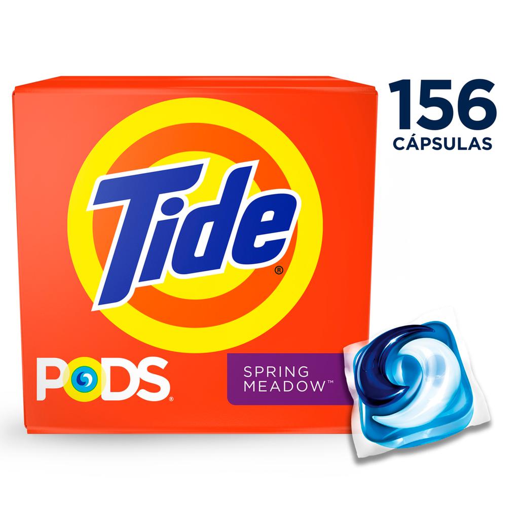 Tide Laundry Detergent Pods Spring Meadow 156 Pods / 3.7 kg / 126 oz-505935 EBUYSTT