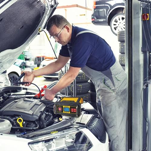 Stanley 50 A Smart Battery Charger with Engine Start Capability -454523 ebuys