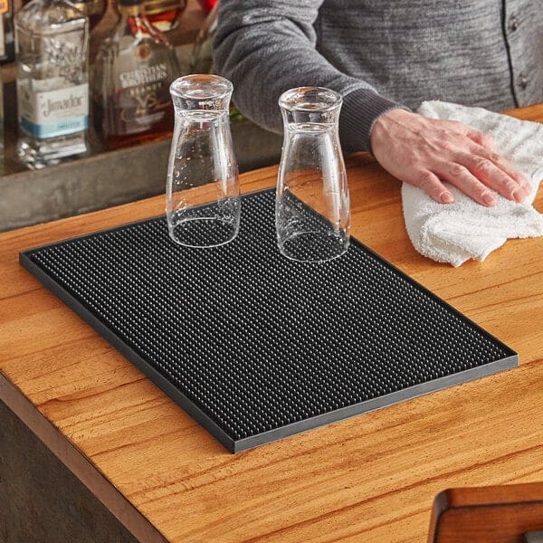 Bar Mat – 12″ x 18″-BARMATSRVCBLK ebuystt