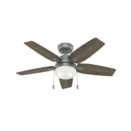 Hunter Fan Matte Ceiling Fan.Keep your spaces fresh and pleasant with this 112 cm / 44