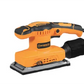 WORKSITE Finishing Sander High capacity dust bag with built-in vacuum adaptor for improved dust collection- FSD158-110 Worksite Power Tools