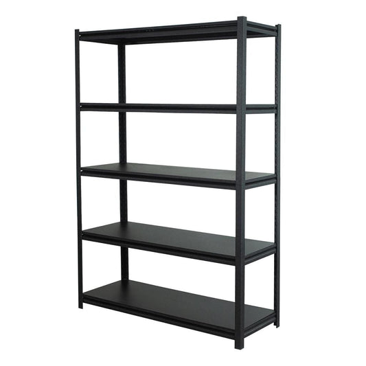 5-Level Metal Shelf featuring spaced shelves that provide ample space to store books, boxes, toys, or whatever you need- 455151 ebuystt