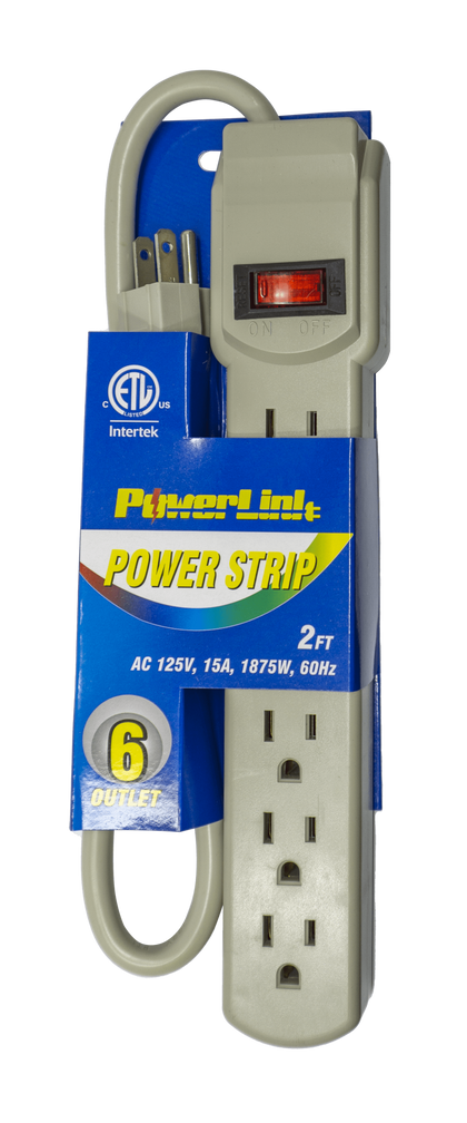 Powerlink Power Strip 6 Outlet 2FT- 253538