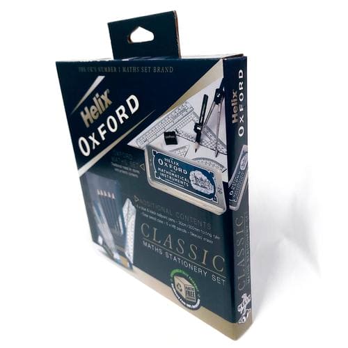 Helix Oxford Schul-Set Komplett – Mit Taschenrechner, Mathe-Kit, Stiften & Mehr Für Schule & Uni