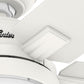 Hunter White Ceiling Fan with LED Light 132 cm / 52 inches - 502197 ebuystt
