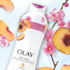 Olay Fresh Outlast Body Wash 3 Units / 700 mL / 23.6 oz This lower sulfate formula has 3 times more gentle cleansers than before-242564