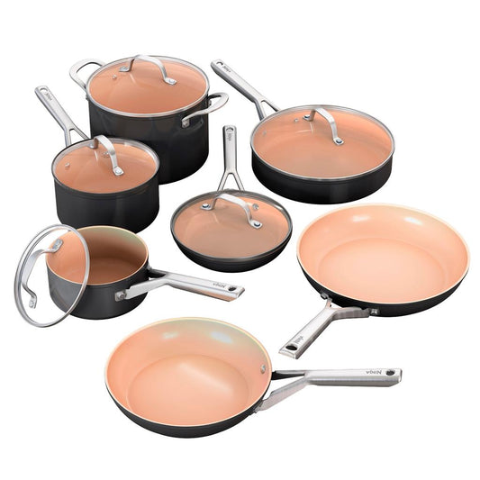 Ninja Extended Life Ceramic Cookware Set 12-Piece CW89900-503933 ebuystt