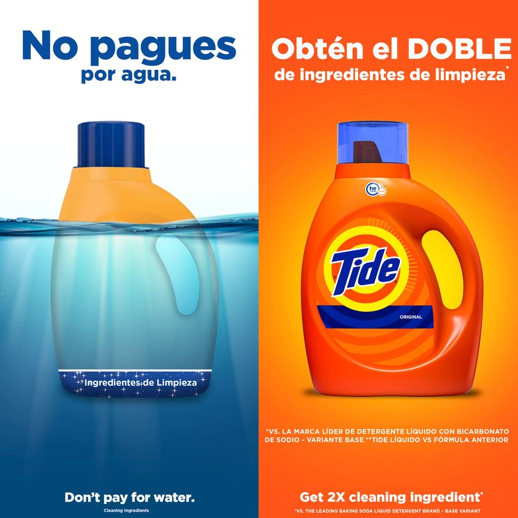Tide Ultra Concentrated Liquid Detergent Original Scent 5.02 L / 170 oz. Tide ULTRA Concentrated Liquid Laundry Detergent with Original Scent offers excellent cleaning and stain removal.-453461 ebuystt