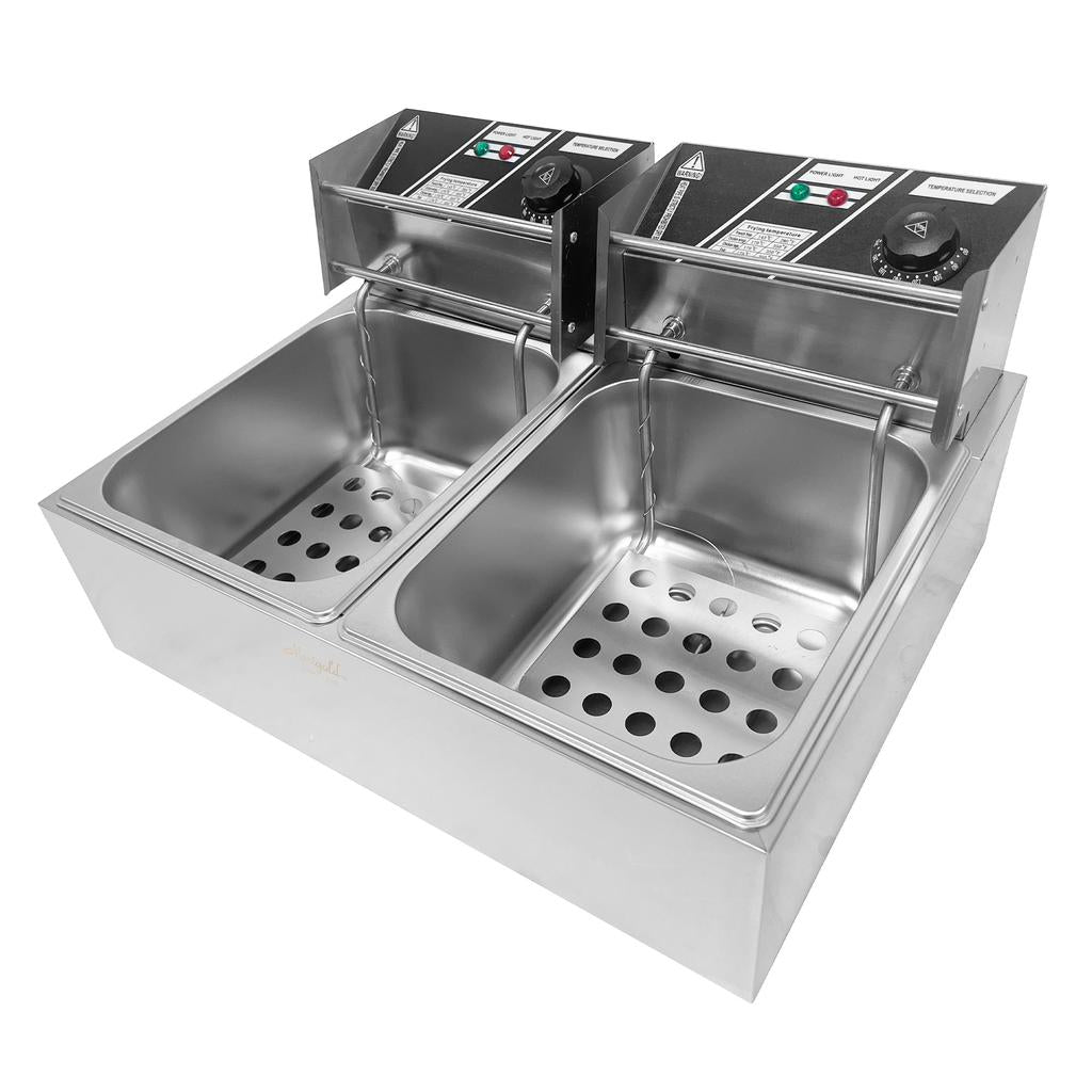 Marigold Professional Double Basket Fryer-509765 ebuystt