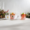 Godinger 4-Piece Glass Set with Christmas Decoration - 493159