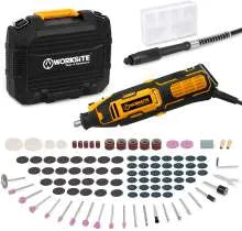 WORSKITE 150W 107pc Rotary Tool Kit- EDG127-110V Worksite Power Tools