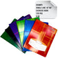 Champs exercise Book Clear Jacket 6pk Clear Exercise Book Covers Slip on Jackets transparent plastic book covers slip on protective jackets designed -350948 Hannah's Variety Store