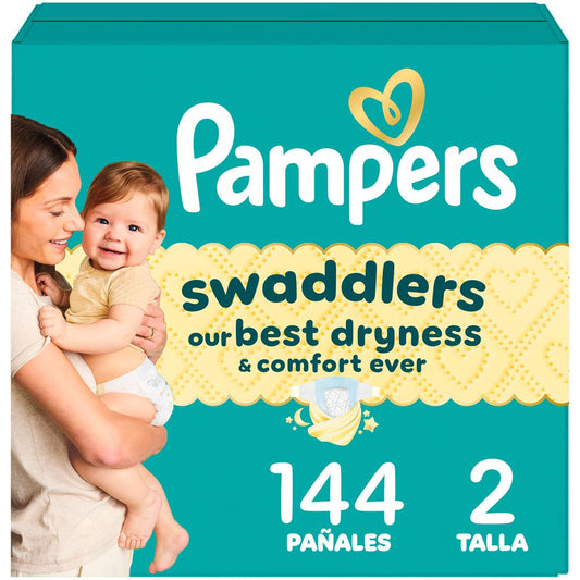 Pampers Baby Diapers Swaddlers Size 2 / 144 Units - 476226 ebuystt