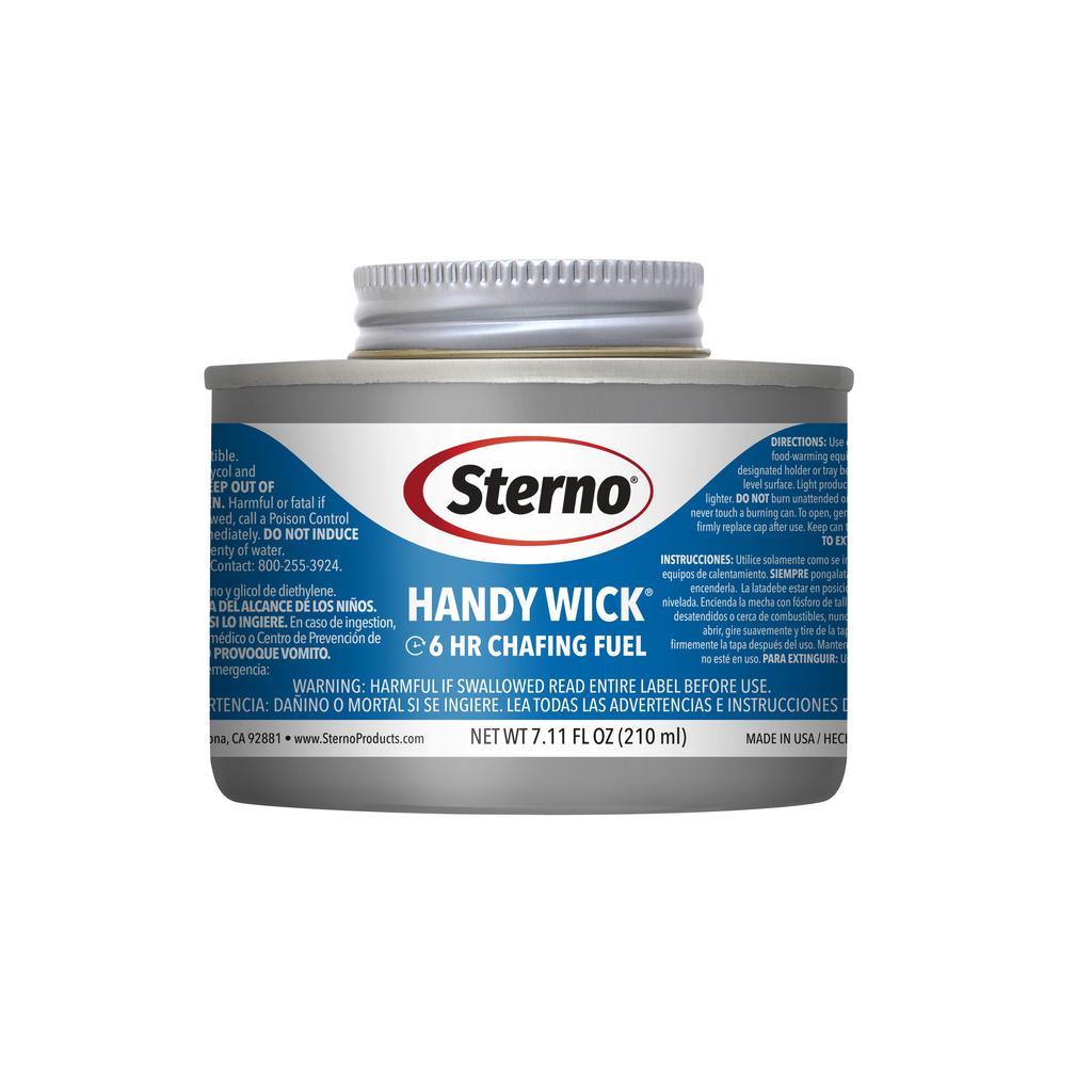 Sterno Wick Chafing Fuel 12 Units provides you with heating, security and is easy to use for buffet trays- 440626 Hannah Frederick