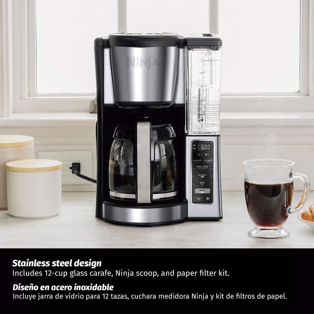Ninja Programmable Coffee Maker 2.8 L / 0.74 gal-497930 ebuystt
