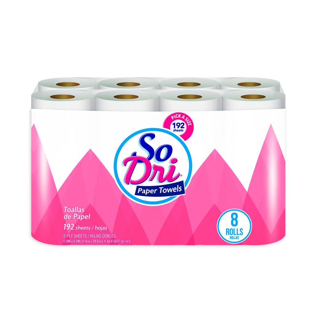So Dri Paper Towels 2 layers 8 sheets / 192 sheets / 327577 dayana sifontes