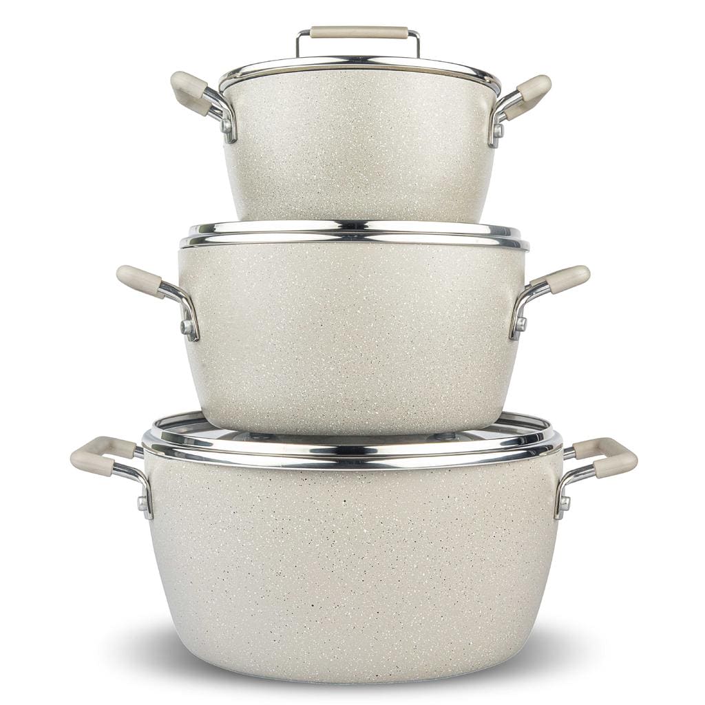 Granitestone Pot Set 3 Pieces- 489505 ebuystt