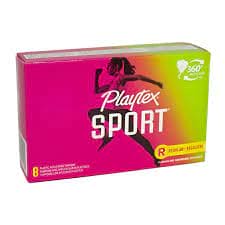 PLAYTEX SPORT FRAGRANCE FREE REGULAR 8CT - PSFFG8