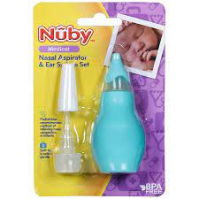 Nuby Medical Nasal Aspirator And Ear Syringe Set - 04852600172