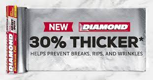 DIAMOND-ALUMINUM-FOIL-NON-STICK