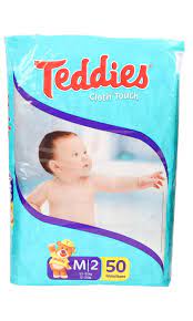 Teddies Cloth Touch Diapers XL4 50ct - 7441008171898