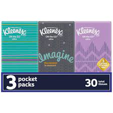 KLEENEX POCKET PACKS 3CT - KPP3CT Pie's Variety Store