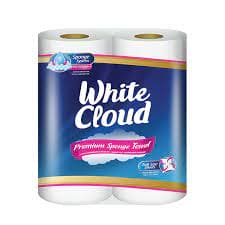 WHITE CLOUD PAPER TOWELS 160SHT 2CT - WCPT2CT Pie's Variety Store