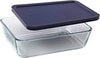 Pyrex Simply Store 6-Piece Rectangular Glass Food Storage Set - 07116004023