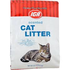 IGA CAT LITTER SCENTED 9.07KG - IGACLS9