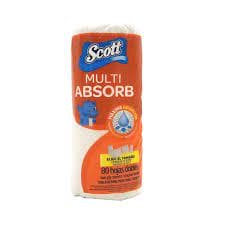 SCOTT PAPER TOWELS 80SHT 1CT - SCPT1CT Pie's Variety Store