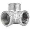 Galvanized Banded Elbow Fitting, 90 Degree, 3 Way, 1/2 Inch - SF9301