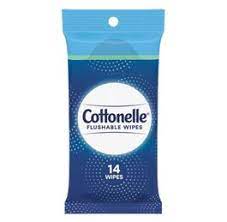 COTTONELLE FLUSHABLE WIPES TRAVEL 14CT - CWT14CT Pie's Variety Store