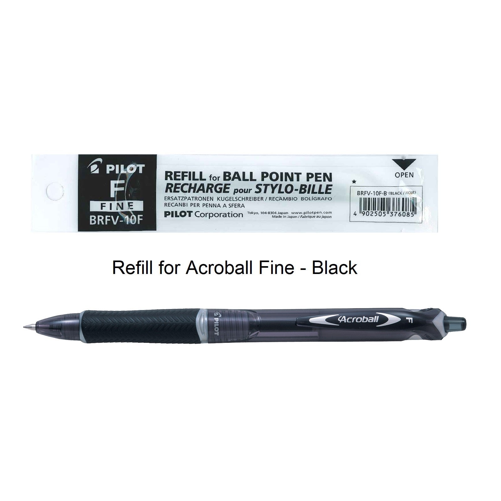 Pilot, RFNS-GG-F, Ballpoint Pen Refill, Blue, 0.7mm Fine - 4902505524707 Pie's Variety Store