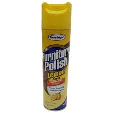 HOMEBRIGHT LEMON FURNITURE POLISH 10OZ - HBLFP10 Pie's Variety Store