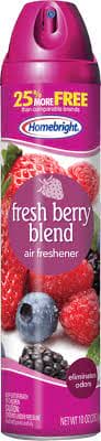 Homebright Fresh Berry Blend Air Freshener 10oz - add that finishing touch to any room. Banish any foul scent in your home and enjoy treasured family time with sweet-smelling comfort  - 84960703029 Pie's Variety Store