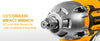 WORKSITE Brushless Cordless Impact Wrench 1/2 Inch 20V High Torque 4.0Ah Battery 280 ft-lbs(380 Nm) Impact Gun Tools No.CIW336