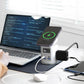 Klipxtreme 7-in-1 Charging Station with Top Wireless Base and Digital Monitoring Display - 498625 ebuystt